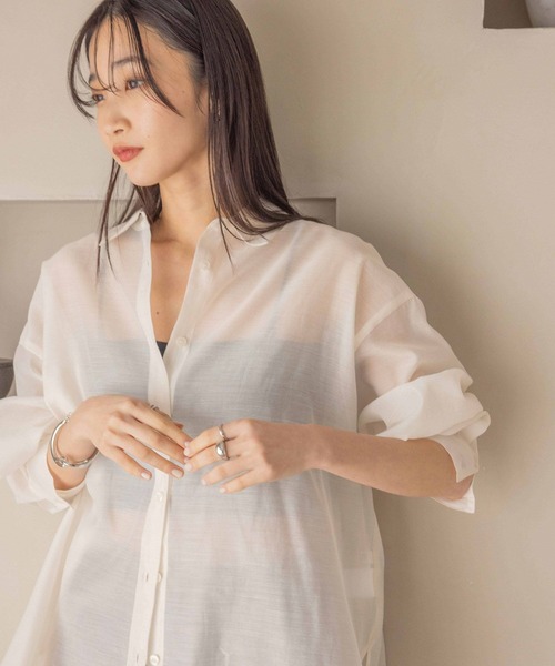 セール】シアーシャツLS＊ 231459（シャツ/ブラウス）｜LOWRYS FARM