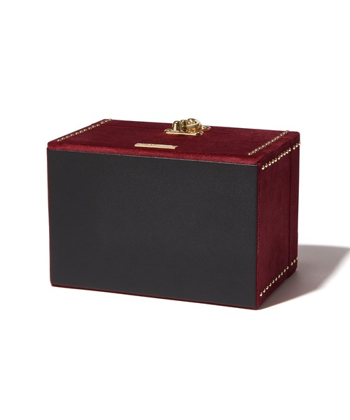 セール】ANNA SUI ジュエリーボックス S ダークレッド（収納グッズ