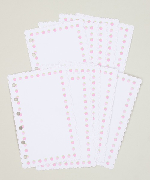 ≪MERING/メリング≫6穴シール帳対応♪10枚入りシール台紙/リフィル/6