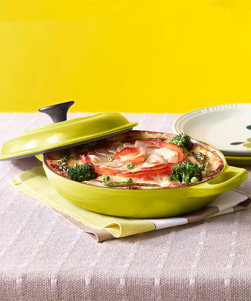 Le Creuset（ルクルーゼ）の「オーバル・ビュッフェ・キャセロール21cm