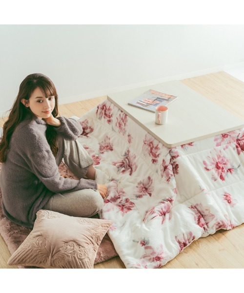 カルム こたつテーブル S ホワイト 800×600（家具）｜Francfranc