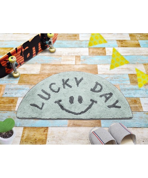 smile mat スマイル マット ニコちゃん セミサークル マット