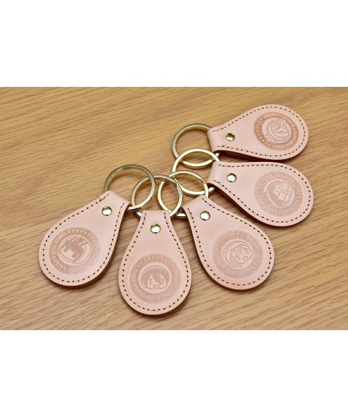 ゆるキャン△ 】 leather keyholder レザー キーホルダー ACR