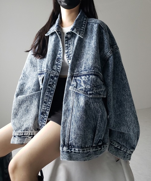 セール】【 デニムセットアップ着用可能 】ヴィンテージケミカル