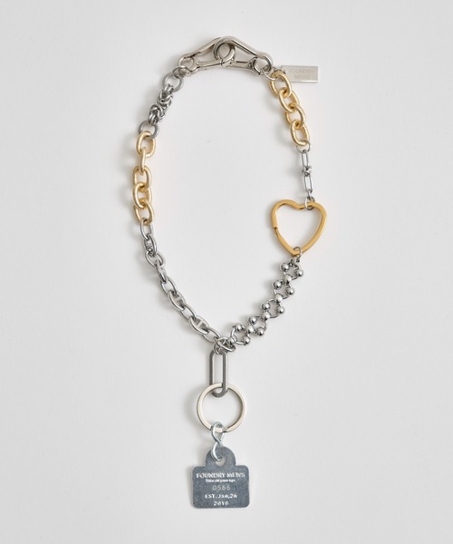 Foundry Mews/ファウンドリーミューズ】FM numbering charm necklase