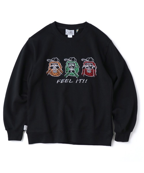 10.3oz FEEL IT! 刺繍スウェットシャツ | ジムマスター（gym master
