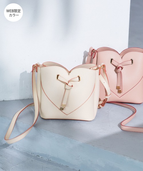 VIS（ビス）の「ハートカットバッグ(スモール)/追加（ショルダーバッグ