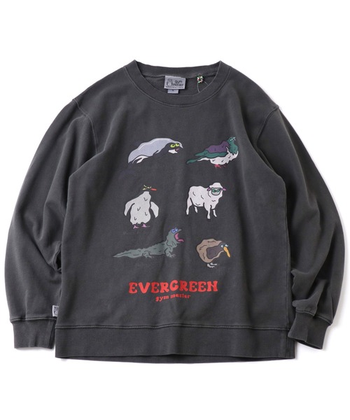 9.4oz ピグメントEVERGREENスウェットシャツ | ジムマスター（gym