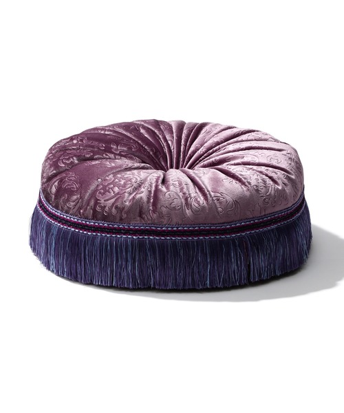 セール】ANNA SUI クッション φ500 パープル（クッション/クッション