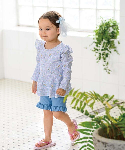 UVcutフリルセットアップ水着(ビキニ/長袖)【マイメロディ/サンリオ