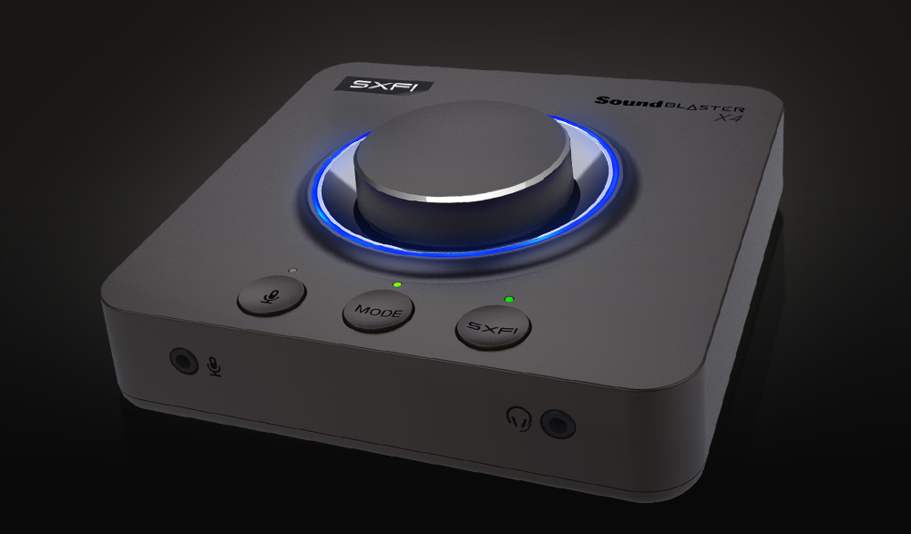 Creative Sound Blaster X4 Hi-Res 24bit/192kHz External USB DAC and
