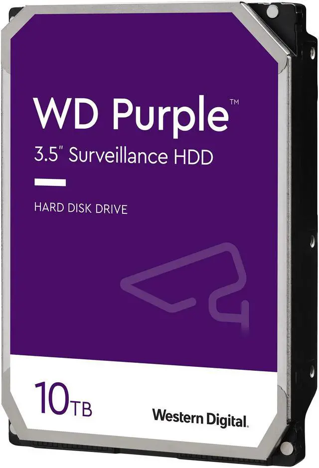 WD Purple WD102PURZ 10TB 7200 RPM 256MB Cache SATA 6.0Gb/s 3.5