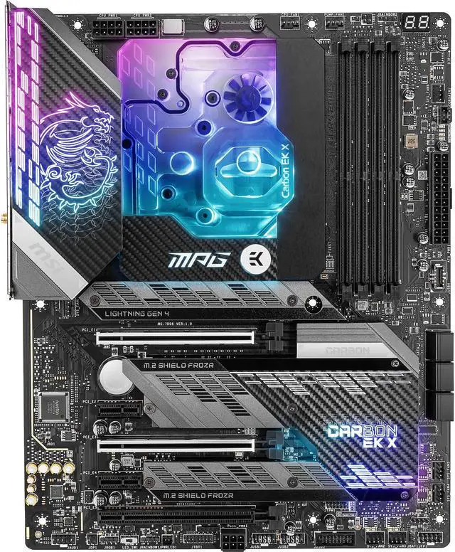 MSI MPG Z590 CARBON EK X LGA 1200 ATX Intel Motherboard - Newegg.com