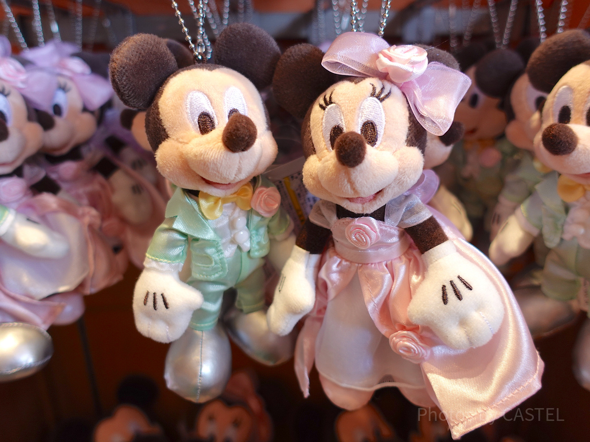 ミッキー＆ミニーぬいぐるみバッジセット| キャステル | CASTEL