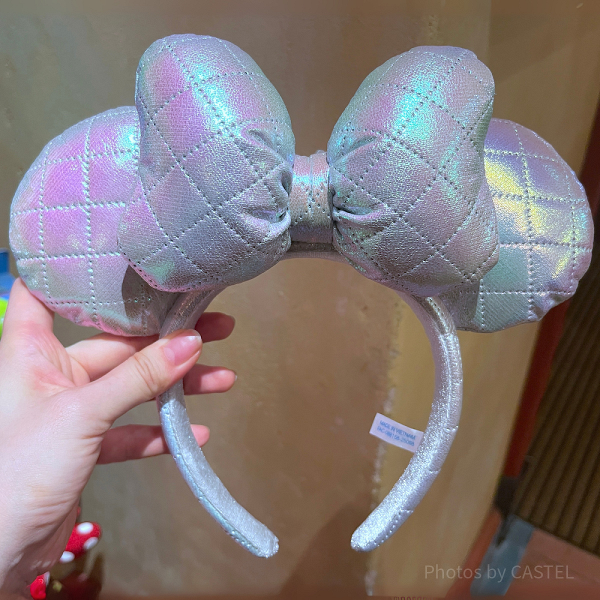 ミニーキルティングカチューシャ（ピンク）| キャステル | CASTEL