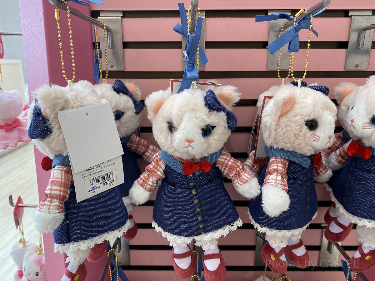 USJハローキティ/リアル猫ぬいぐるみキーチェーン| キャステル