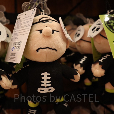 USJハロウィン/チャーリーブラウンのぬいぐるみキーチェーン