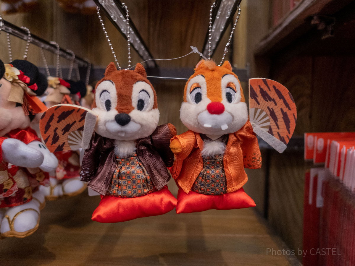 チップとデールぬいぐるみバッジセット| キャステル | CASTEL