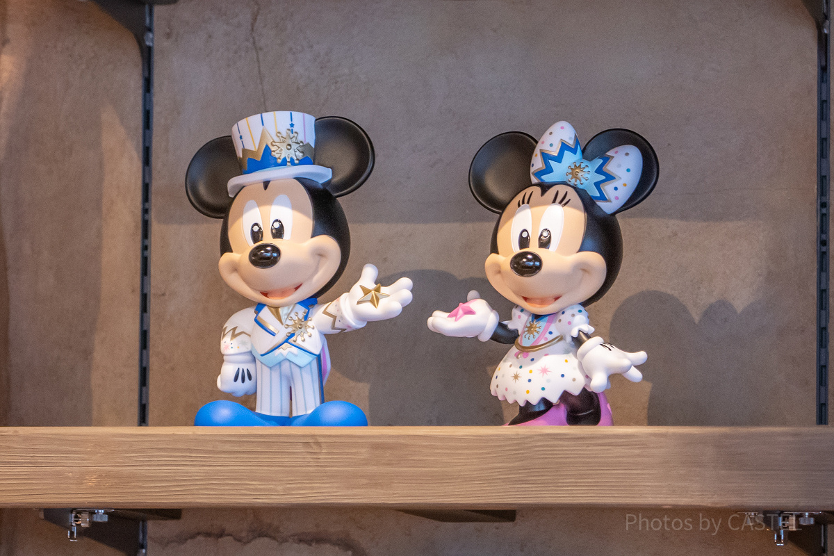 ミッキー&ミニーのフィギュアリン（ディズニーシー20周年デザイン