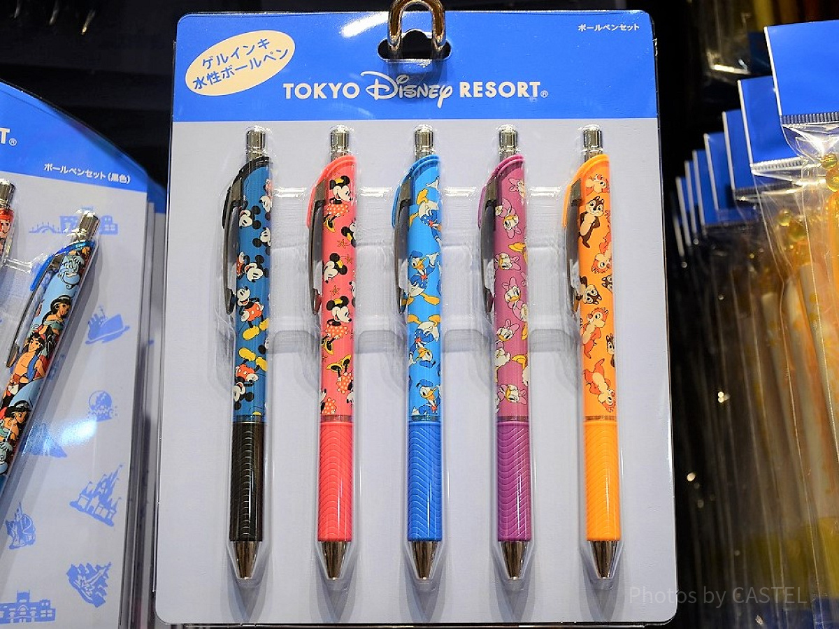 ミッキー&フレンズ総柄（5本）| キャステル | CASTEL ディズニー情報