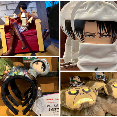 リヴァイ兵長のネックレス＆リングセット〔USJ×進撃の巨人