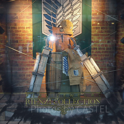 リヴァイ兵長のネックレス＆リングセット〔USJ×進撃の巨人