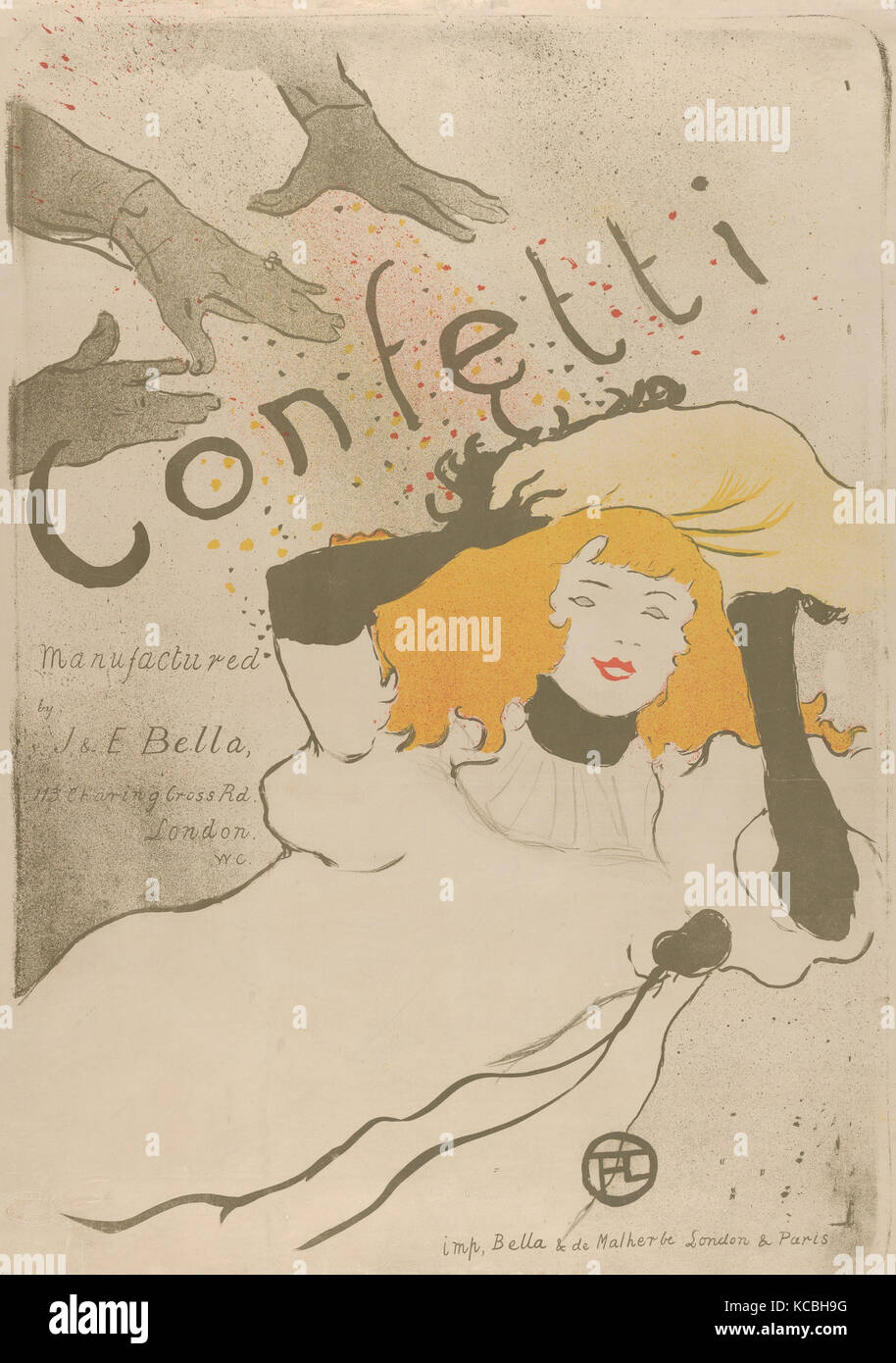 Confetti lautrec 1894 hi-res stock photography and images - Alamy