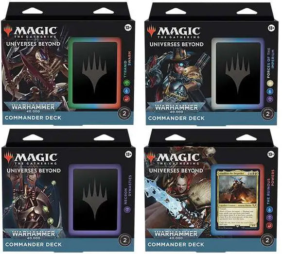 MAGIC THE GATHERING WARHAMMER 40000 COMMANDER DECK REGULAR VERSION