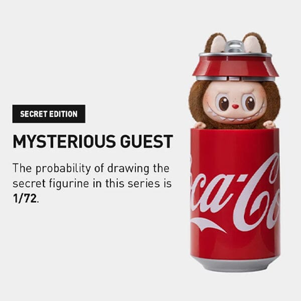 Pop Mart x THE MONSTERS: Coca-Cola Series Plush Keyring Figurine