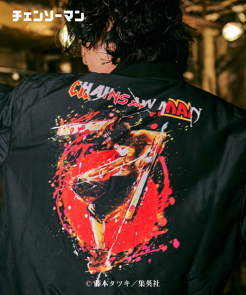 glamb(グラム)】Chainsaw Devil MA-1 チェンソーデビルMA-1 ジャケット