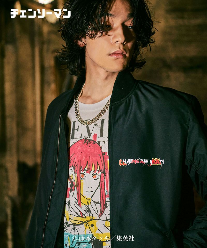 glamb(グラム)】Chainsaw Devil MA-1 チェンソーデビルMA-1 ジャケット