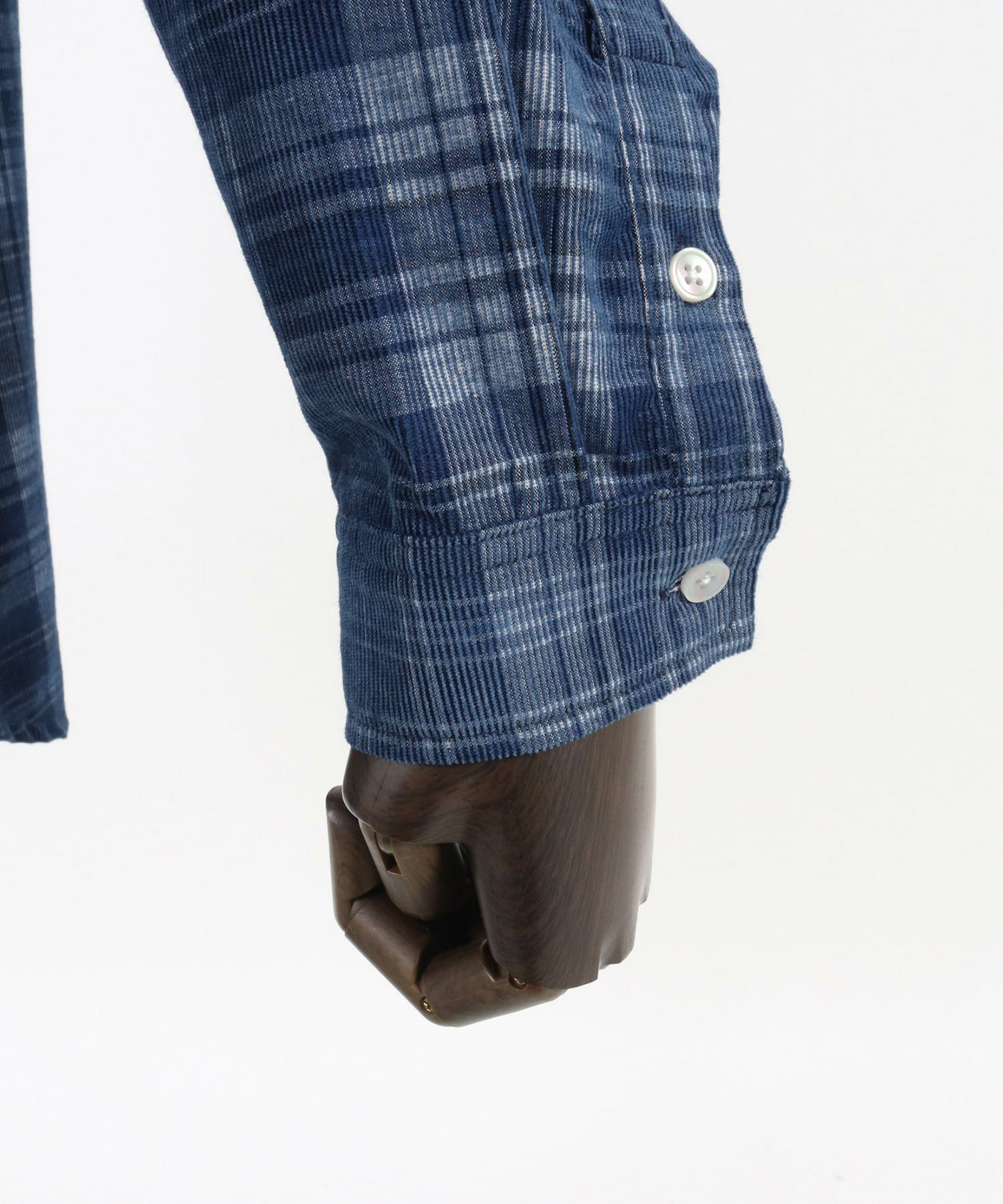 50%OFF【CAMBIO(カンビオ)】Vintage Like Indigo Check Shirts