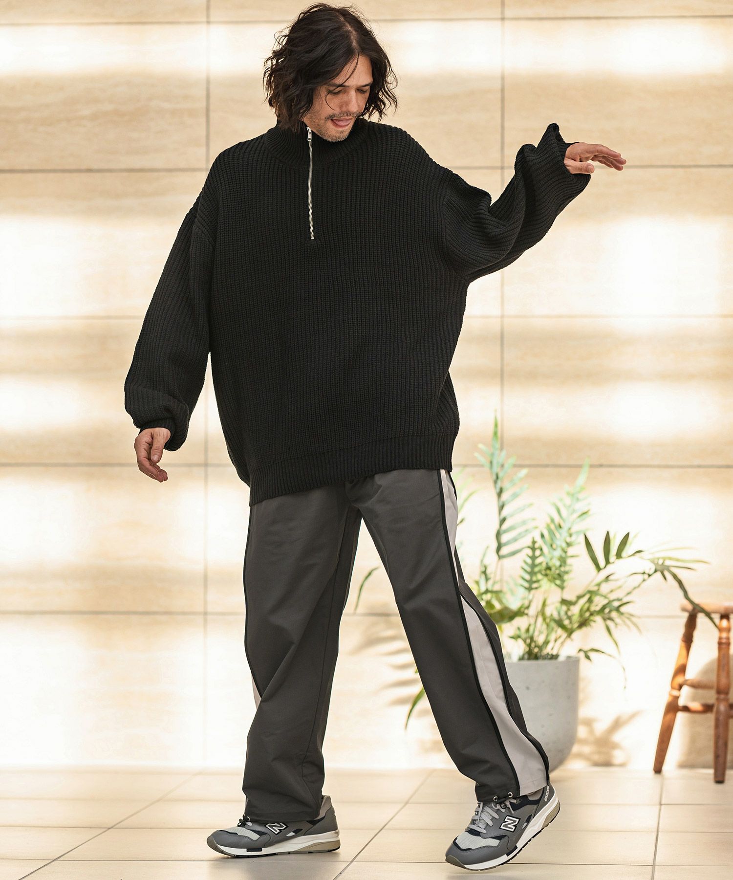 30%OFF【CAMBIO(カンビオ)】サイドZIPラインパンツ(CA-24-39) | CAMBIO