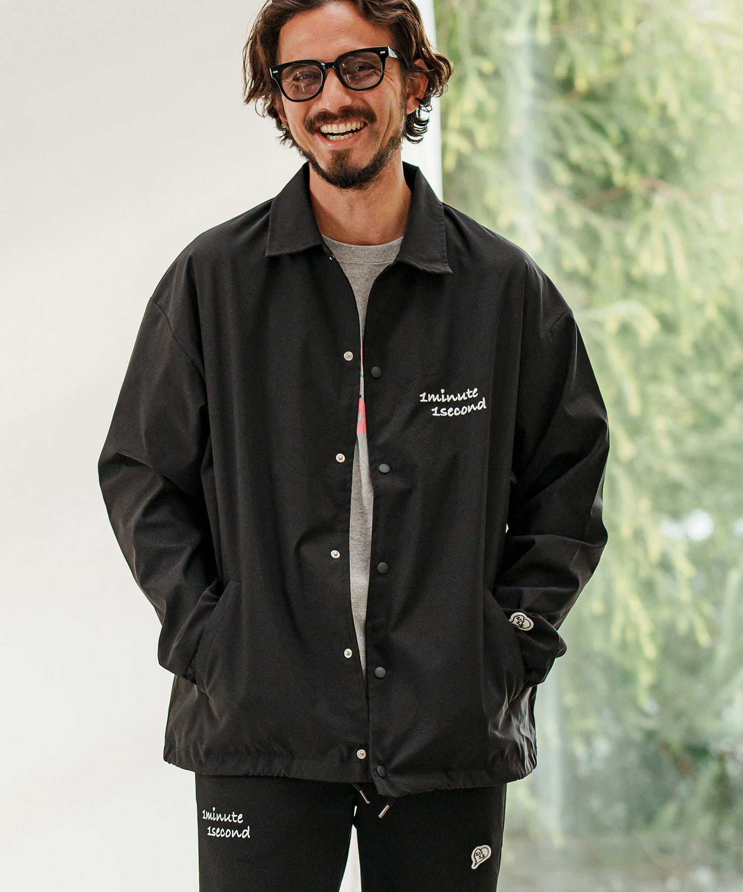 1minute 1second(ワンミニットワンセカンド)】coach jacket with