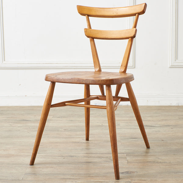 アーコール ERCOL ヴィンテージ スタッキングチェア グリーンドット