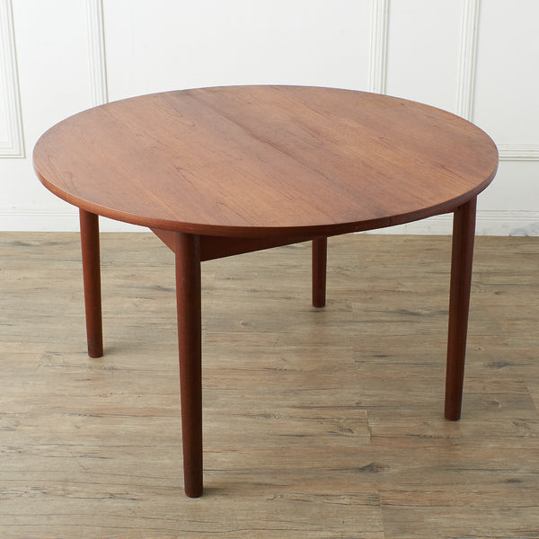 デンマーク製 ヴィンテージ エクステンションラウンドテーブル #37137