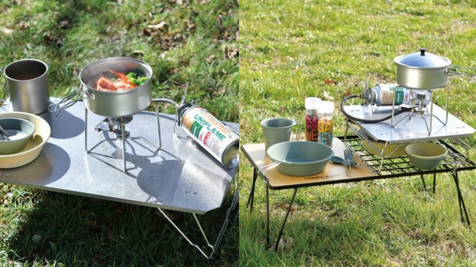 ユニフレーム2024年新商品「フィールドラック ステンレス天板Ⅲ