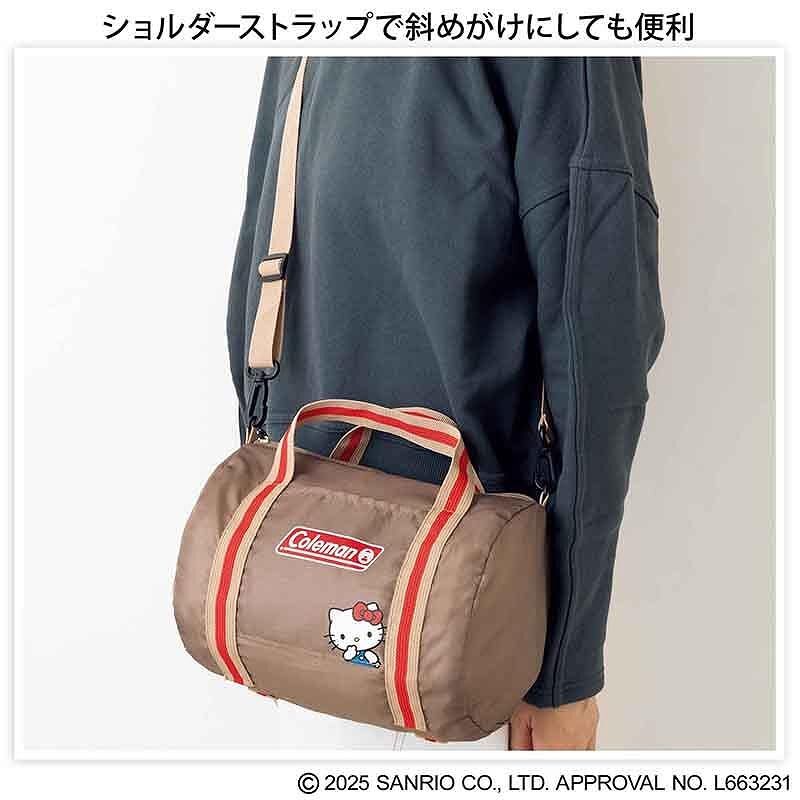 コールマン×ハローキティ「手持ちも斜めがけもできる！ ボストン型