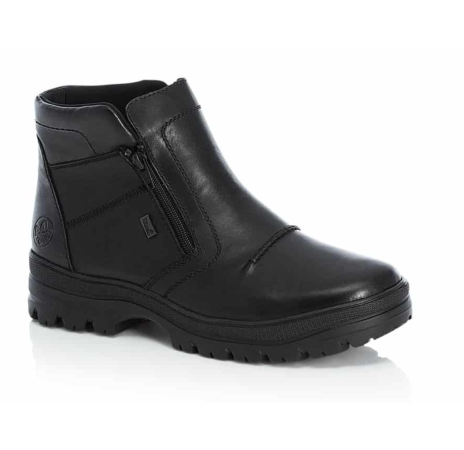 Rieker F5463-00 Men's Double Zip Flip Grip Boot | Canadian
