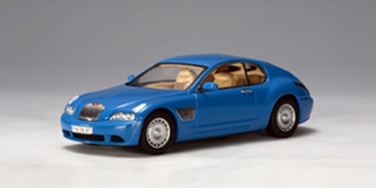 Bugatti EB 118 Paris 1998 French Racing Blue 1/43 Diecast Model