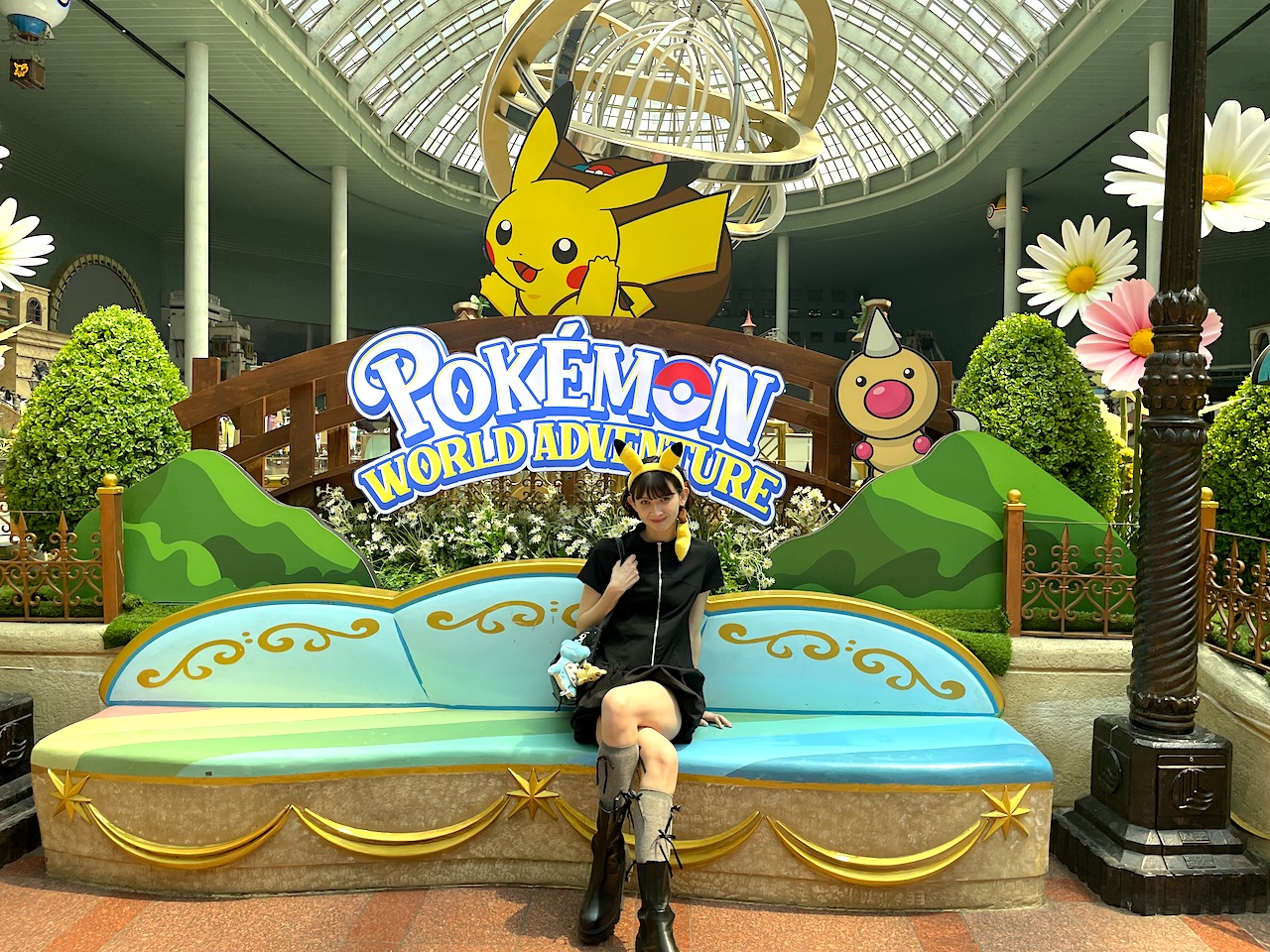 ピカチュウの可愛さに語彙力喪失…！韓国ロッテワールド「ポケモン