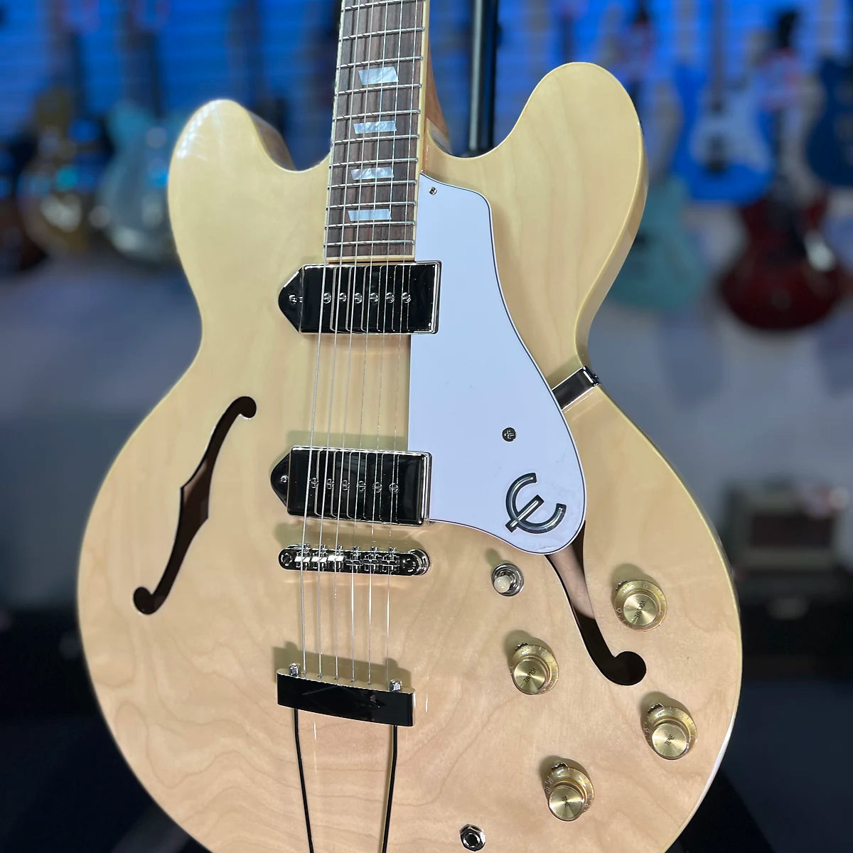 Epiphone Casino 2024/2025 - Natural, Free Ship, Get Plekd 120