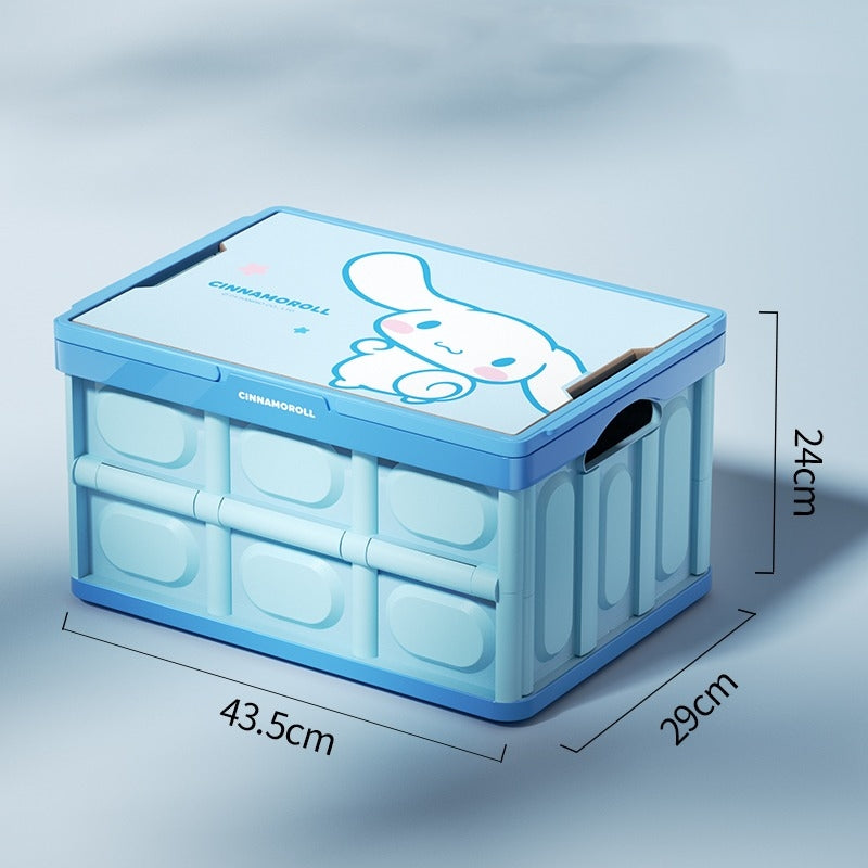 サンリオ］カー用品 車 折りたたみ 収納ボックス 木蓋付き – candymoon
