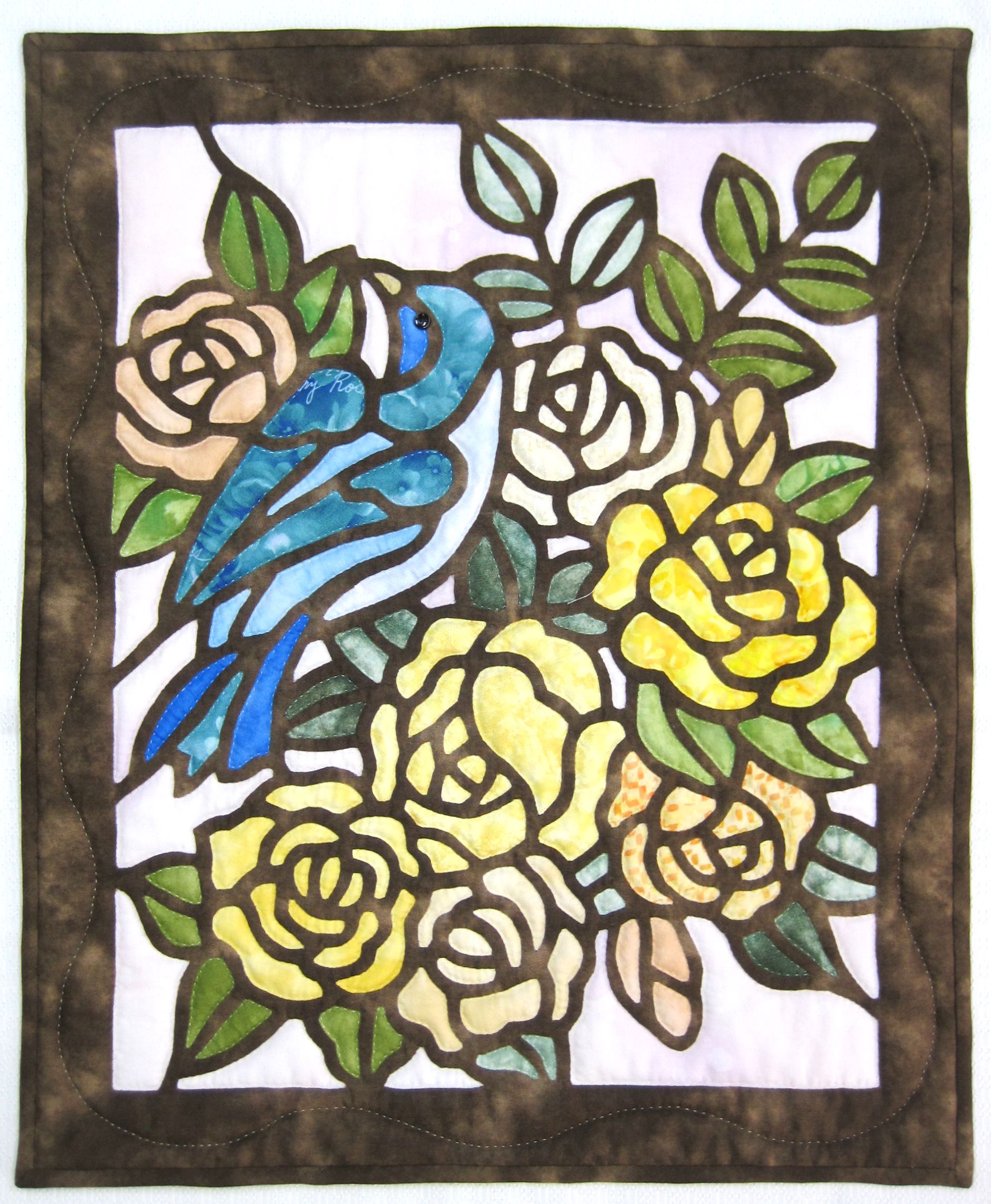 ステンドグラス風のタペストリー 商品詳細｜オリジナルパッチワーク