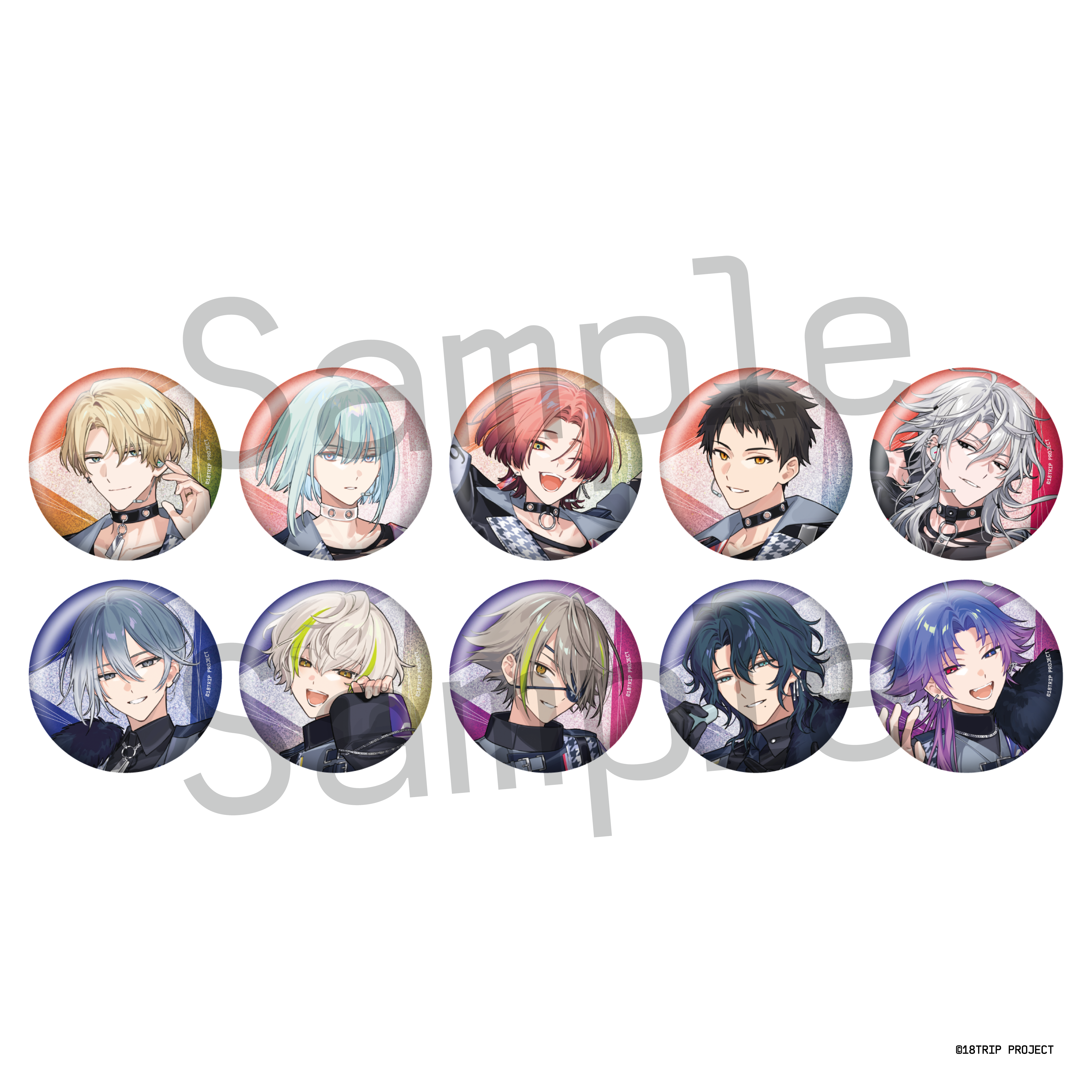 ラメ缶バッジ／Ev3ns・L4mps【ランダム10種】（HAMAツアーズpresents