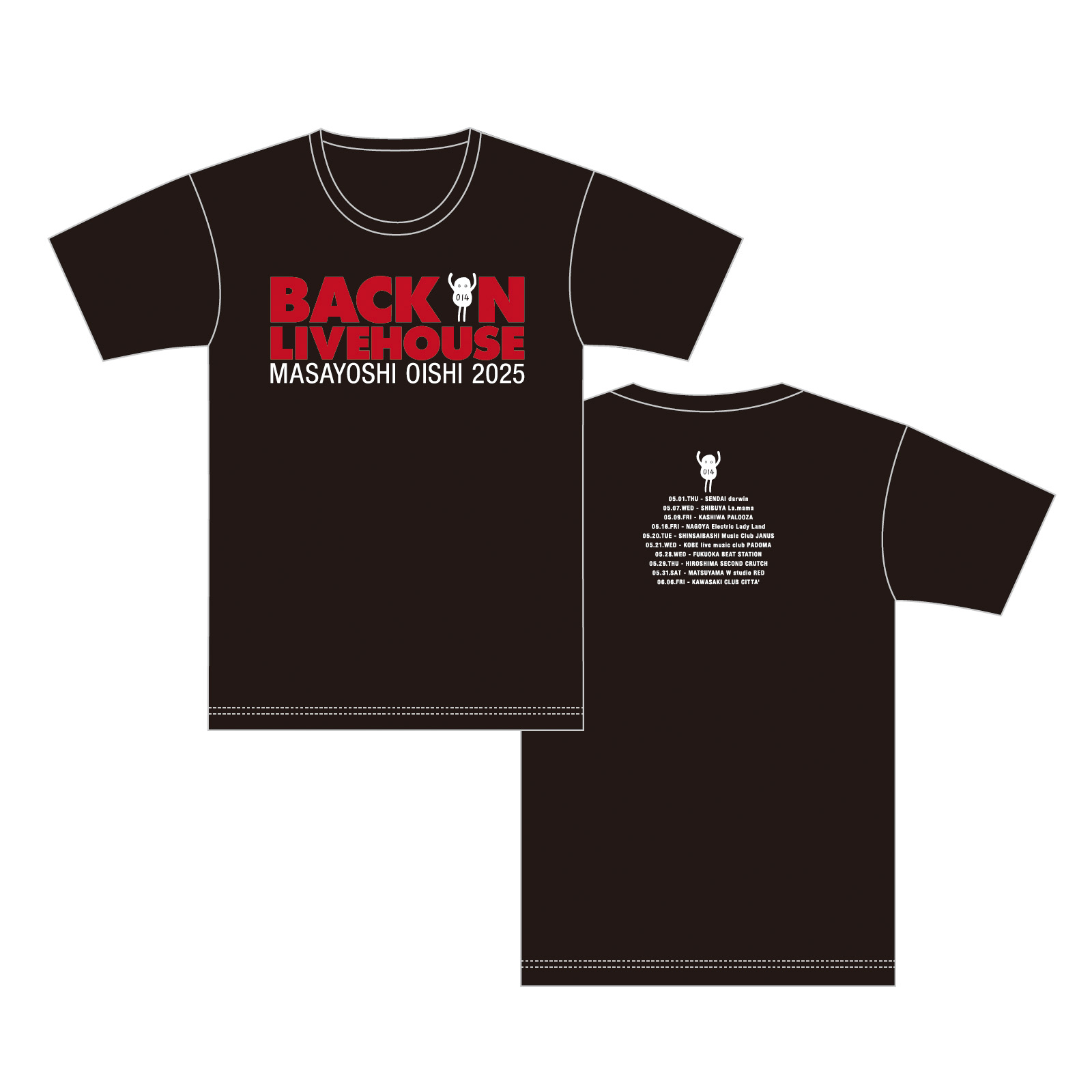 Tシャツ（BLACK）（大石昌良の弾き語りラボ2025 Back in LIVEHOUSE