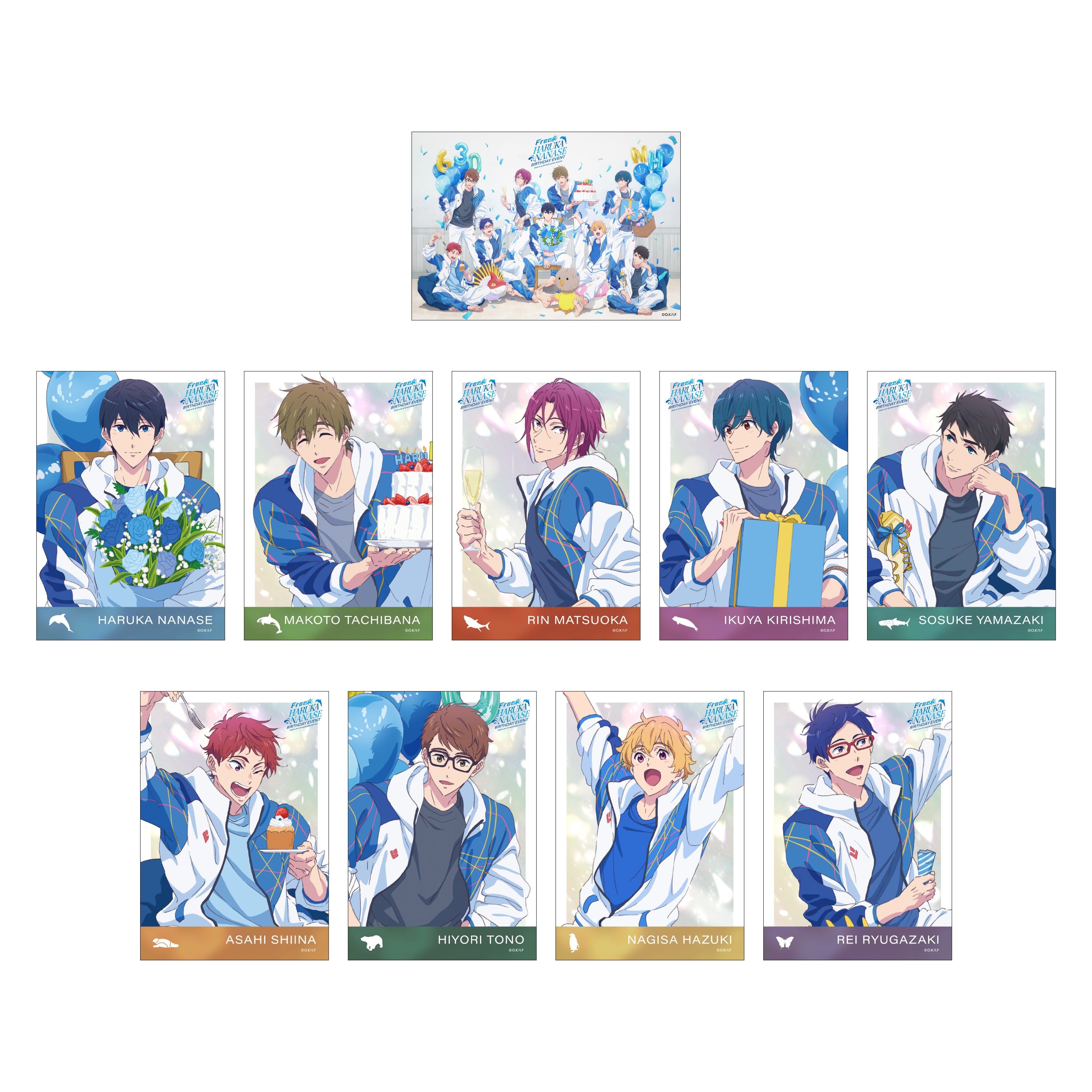 ミニフォトカード（第2弾） ランダム 120種(Free! HARUKA NANASE