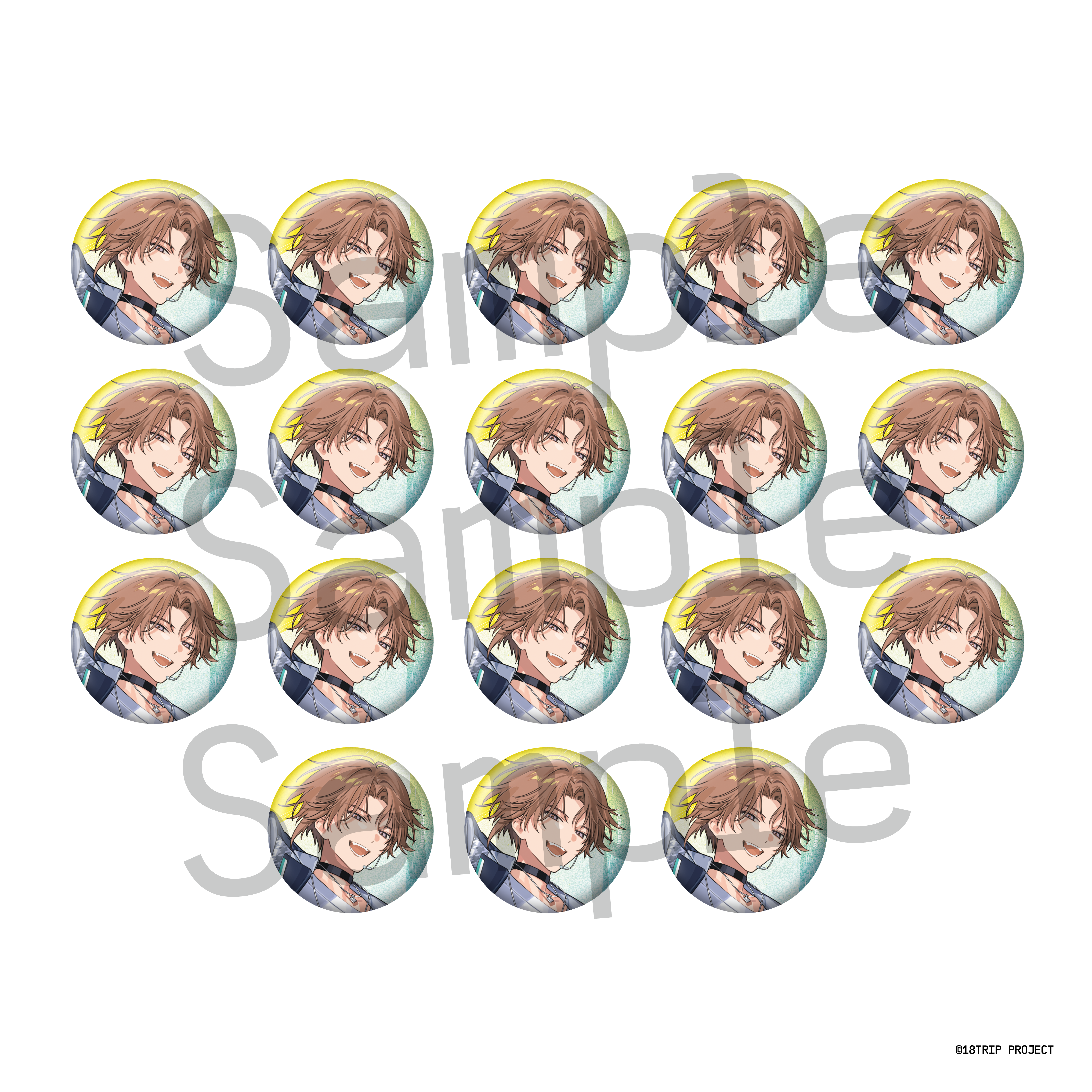 ラメ缶バッジ 18個セット（HAMAツアーズpresents “おもてなしライブ