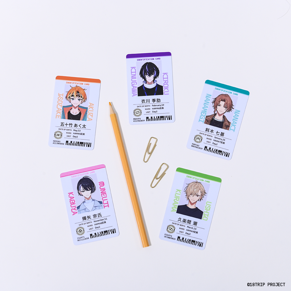 二次販売】社員証カード／斜木 七基(18TRIP presents “HAMAツアーズ