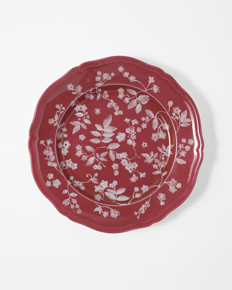 Floral Dinner Plate Magenta by Ginori 1735 – Cabana Magazine